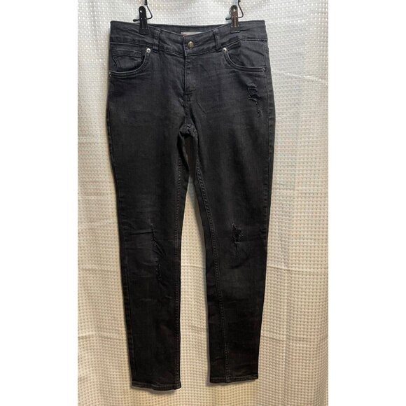 Levi's Other - Levi's jeans girls 14 boyfriend distressed tapered youth 26 x 29 hook eye black